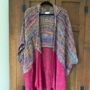 Free People Multi-color Sweater Wrap